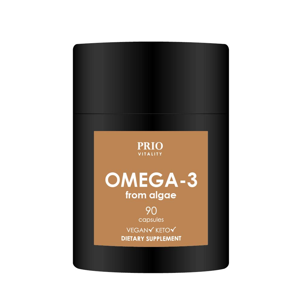Prio Vitality Scandinavia AB Omega-3 algae 90 kapslar