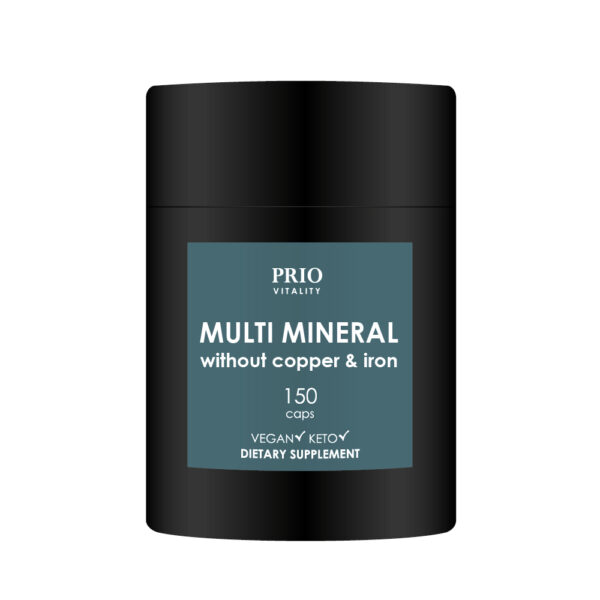 Prio Vitality Scandinavia AB Multi Mineral without copper & iron 150 kapslar